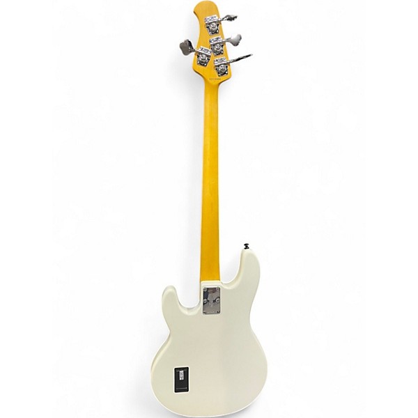 Used Sterling by Music Man Ray4 Alpine White Electric Bass Guitar