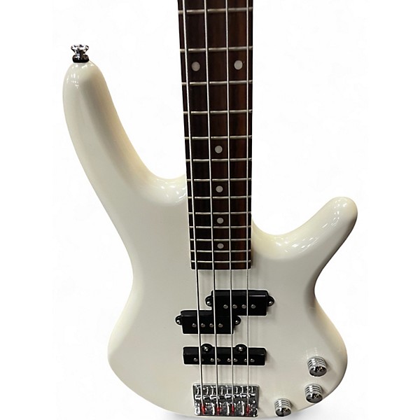 Used Ibanez GSRM20 Mikro Short Scale Pearl White Electric Bass Guitar