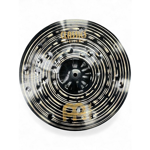 Used MEINL 14in Classic Custom Dark Duo Hi Hats Pair Cymbal