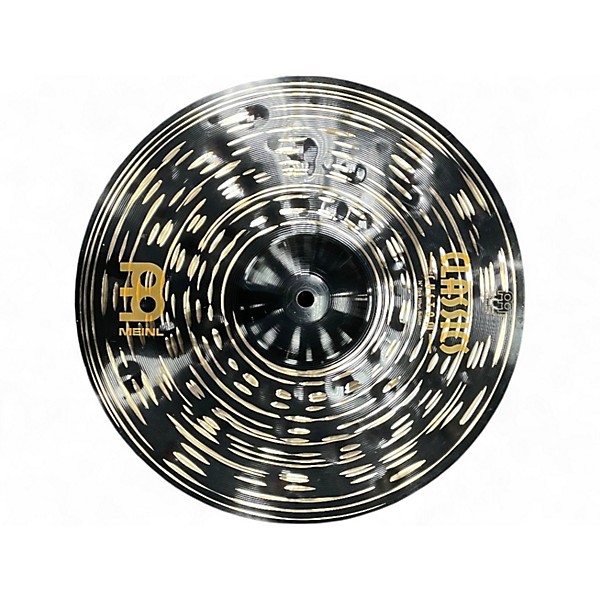 Used MEINL 14in Classic Custom Dark Duo Hi Hats Pair Cymbal