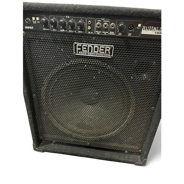 Used Fender Rumble 100 1x15 100W Bass Combo Amp