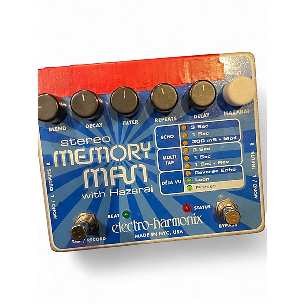 Used Electro-Harmonix Stereo Memory Man Hazarai Looper Effect Pedal