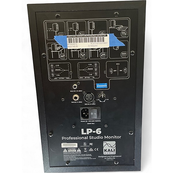 Used Kali Audio LP6 Powered Monitor