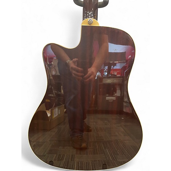 Used Epiphone Hummingbird Performer Pro Brown Sunburst Acoustic Electric Guitar