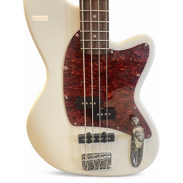 Used Ibanez TMB100-WH Olympic White Electric Bass Guitar