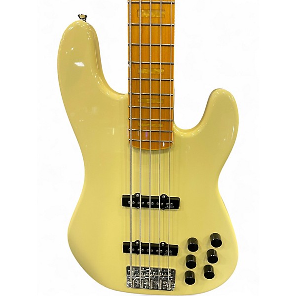 Used Markbass GV5 Gloxy Val MP 5-String Cream Electric Bass Guitar