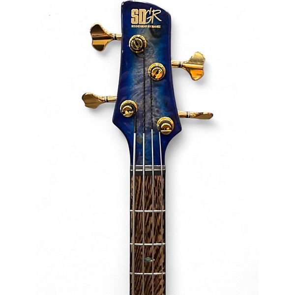 Used Ibanez SR2600 Premium Blue Electric Bass Guitar