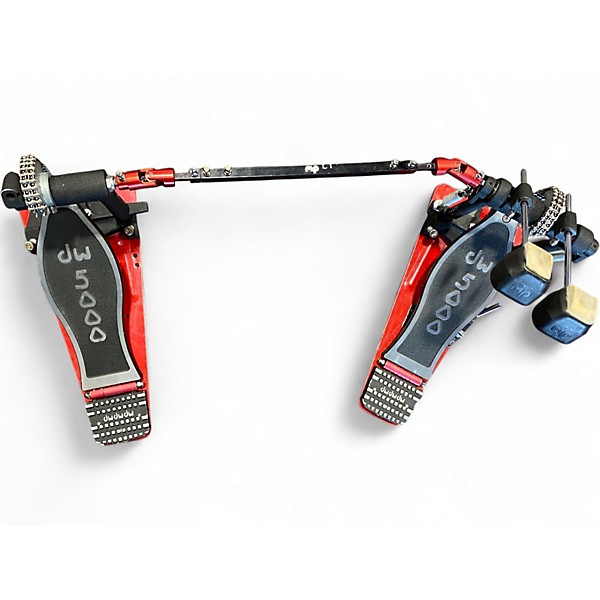 Used DW 5000 Series Double Double Bass Drum Pedal