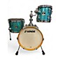 Used SONOR 3 Piece Martini Turquoise Galaxy Sparkle Drum Kit thumbnail