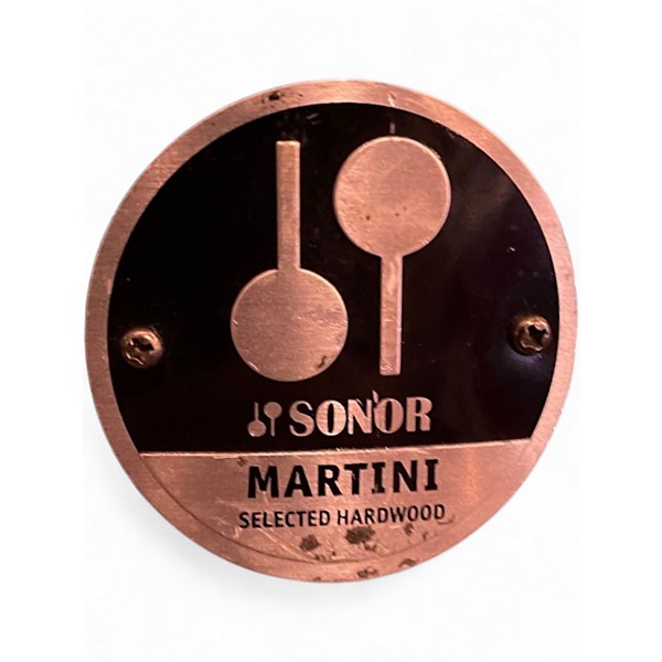 Used SONOR 3 Piece Martini Turquoise Galaxy Sparkle Drum Kit