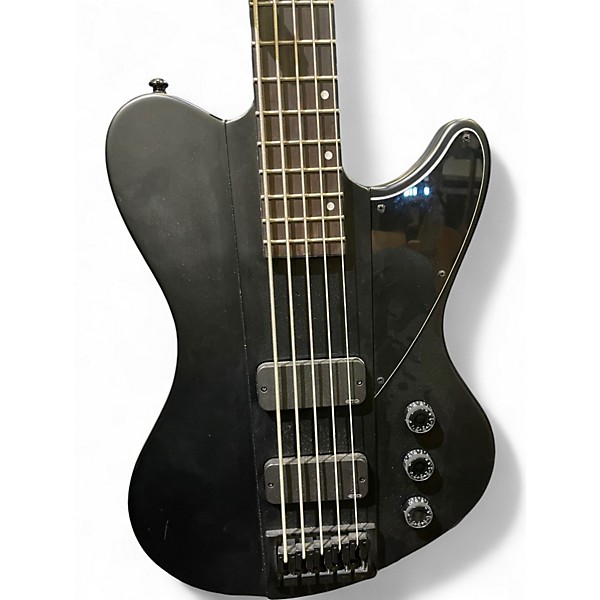 Used Schecter Guitar Research DIAMOND SERIES ULTRA BASS 5 Satin Black Electric Bass Guitar