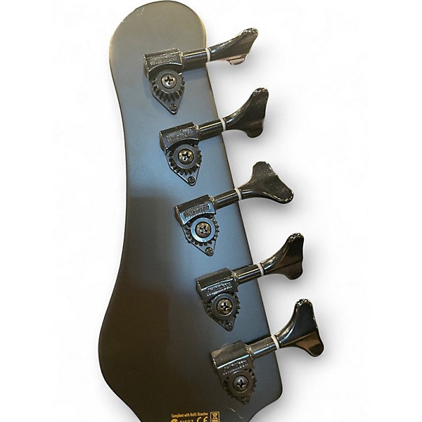 Used Schecter Guitar Research DIAMOND SERIES ULTRA BASS 5 Satin Black Electric Bass Guitar