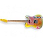 Used Berly Paisley JPE T-Style Gold Paisley Solid Body Electric Guitar thumbnail