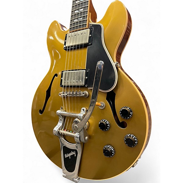 Used Gibson KS-336 Kiefer Sutherland Signature Gold Top Hollow Body Electric Guitar