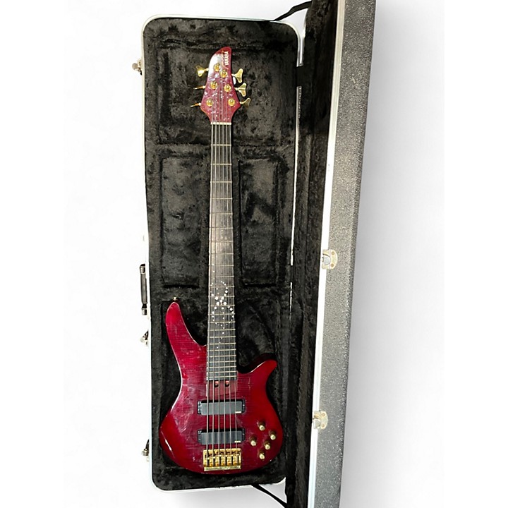 ベース Yamaha RBX6JM John Myung Model Ruby Red Electric Bass Guitar Yamaha RBX6JM John Myung Model Ruby Red 6