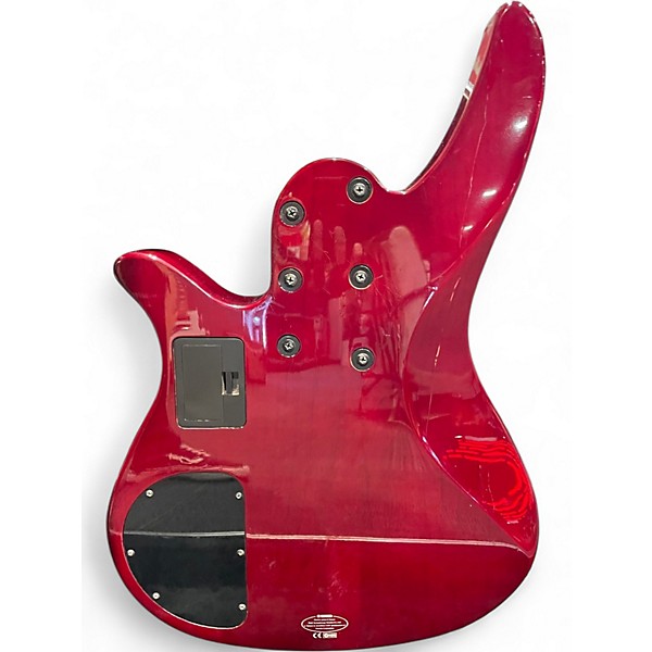 Used Yamaha RBX 6JM John Myung Signature Red Electric Bass Guitar