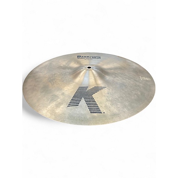 Used Zildjian 18in K Custom Medium Thin Dark Crash Cymbal