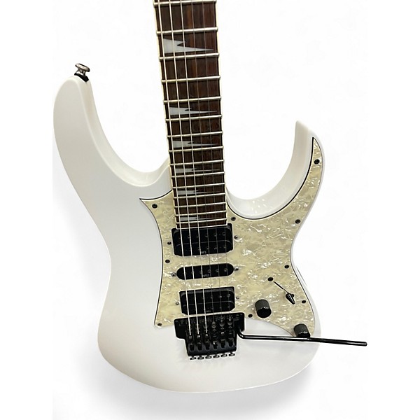 Used Ibanez RG350DX RG Series White Solid Body Electric Guitar