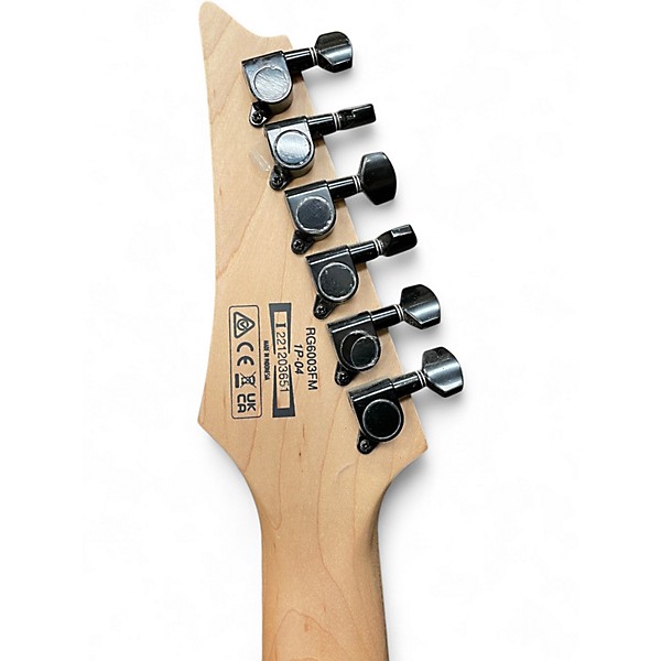 Used Ibanez RG6003FM Flat Transparent Gray Solid Body Electric Guitar