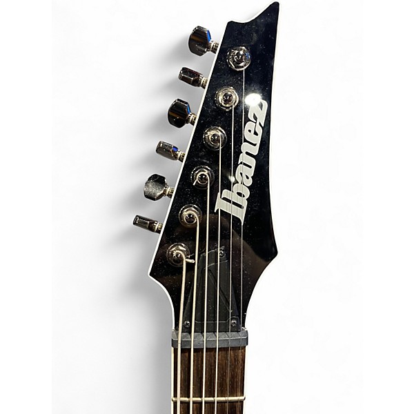 Used Ibanez RGIB21-BK Iron Label Baritone Black Baritone Guitars