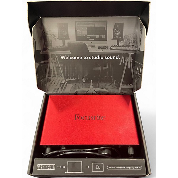 Used Focusrite SCARLETT 2I2 GEN 4 Audio Interface