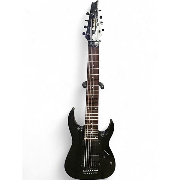 Used Ibanez RGA8BK RGA Series 8 String Black Solid Body Electric Guitar