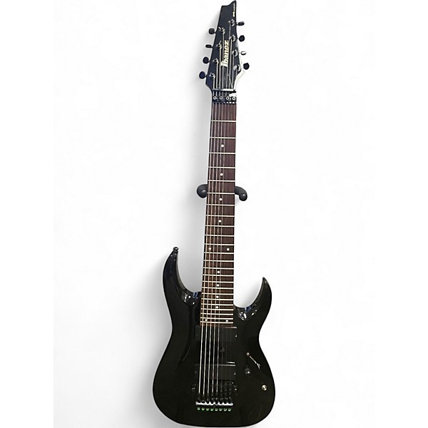 Used Ibanez RGA8BK RGA Series 8 String Black Solid Body Electric Guitar