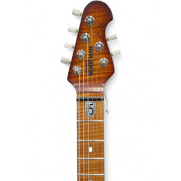 Used Ernie Ball Music Man JP15 John Petrucci Signature BFR Sahara Burst Solid Body Electric Guitar