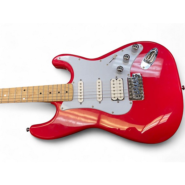 Used Kramer VT-211S Red Solid Body Electric Guitar