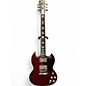 Used Gibson SG Special HP Satin Cherry Red Solid Body Electric Guitar thumbnail