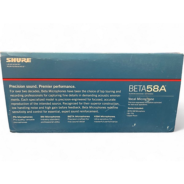 Used Shure Beta 58A Dynamic Microphone