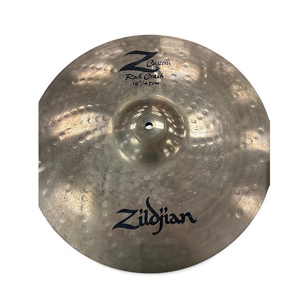 Used Zildjian 18in Z Custom Rock Crash Cymbal