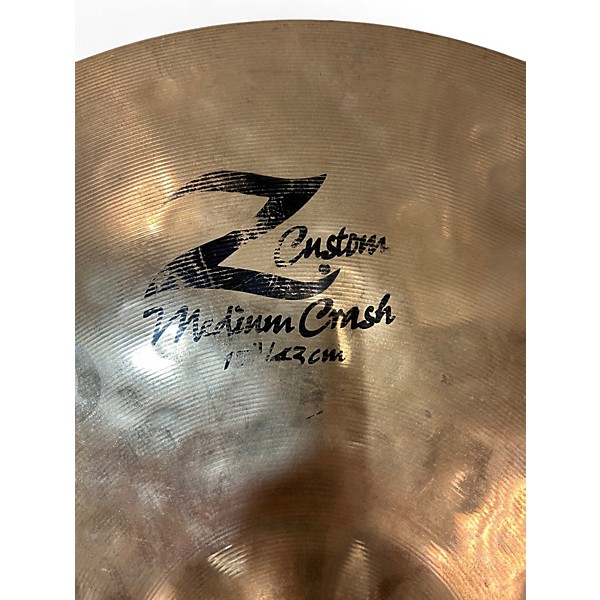 Used Zildjian 17in Z Custom Medium Crash Cymbal