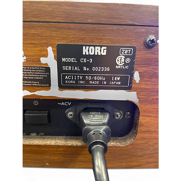 Used KORG CX-3 Organ
