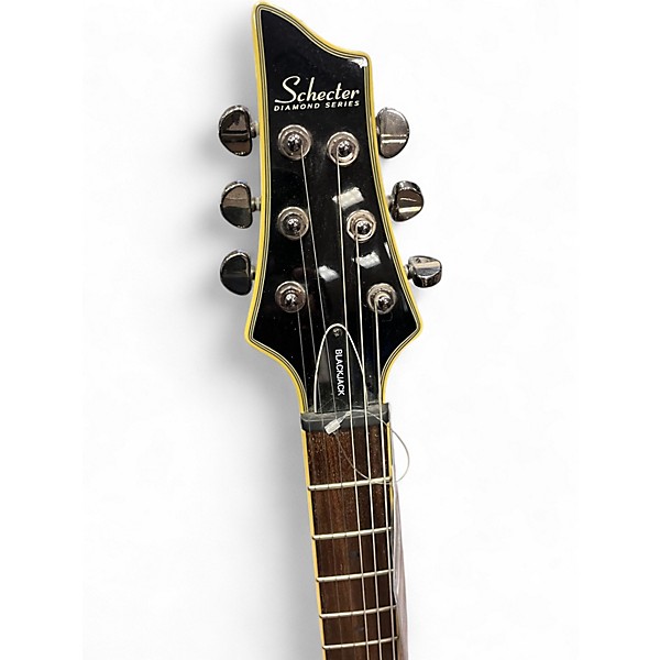 Used Schecter Guitar Research Blackjack C1 Left Handed Black Electric Guitar