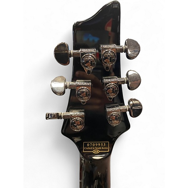 Used Schecter Guitar Research Blackjack C1 Left Handed Black Electric Guitar