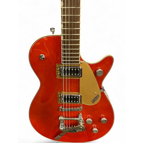 Used Gretsch Guitars G5230T Electromatic Jet FT Single-Cut With Bigsby ORANGE STAIN Solid Body Electric Guitar