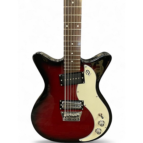 Used Danelectro 59X12 12 STRING ELECTRIC GUITAR 2 Tone Sunburst Solid Body Electric Guitar
