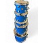 Used Ludwig 5 Piece BACKBEAT BLUE SPARKLE Drum Kit