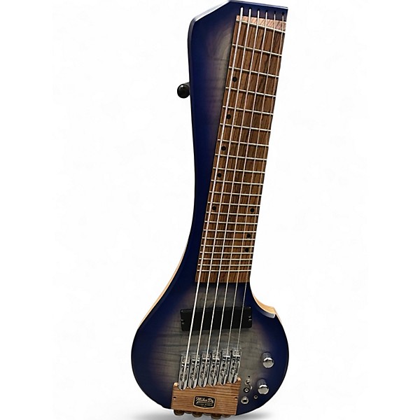 Used Mihado FINGYBASS 6 BLUE Electric Bass Guitar