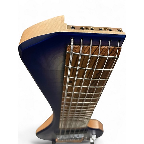 Used Mihado FINGYBASS 6 BLUE Electric Bass Guitar