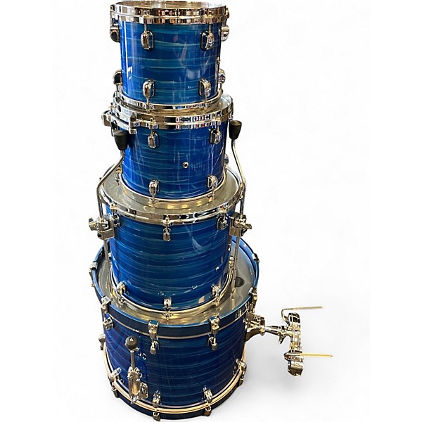 Used TAMA 4 Piece Starclassic OCEAN BLUE RIPPLE Drum Kit