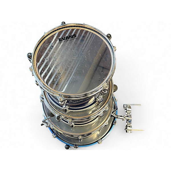 Used TAMA 4 Piece Starclassic OCEAN BLUE RIPPLE Drum Kit