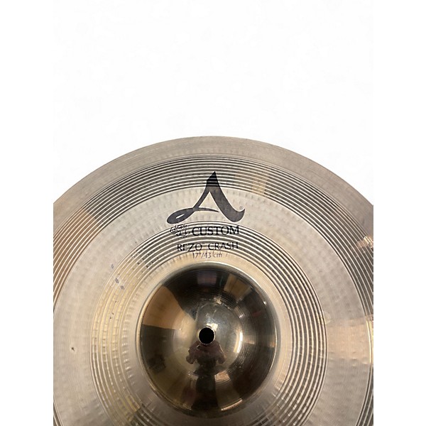 Used Zildjian 17in AVEDIS Custom Rezo Crash Cymbal