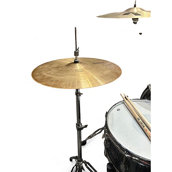 Used Paiste 14in 2002 Medium Hi Hat Pair Cymbal