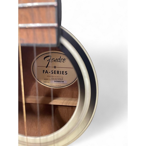 Used Fender FA15 MOONLIGHT SINBURST Acoustic Guitar