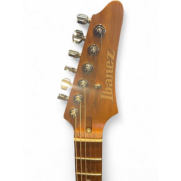 Used Ibanez AZ24S1F TRANSPARENT BLACK BURST Solid Body Electric Guitar