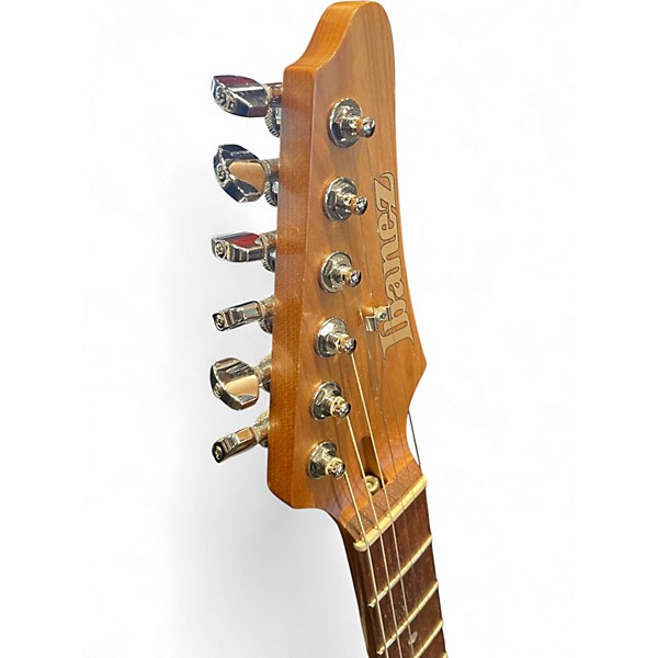 Used Ibanez AZ24S1F TRANSPARENT BLACK BURST Solid Body Electric Guitar