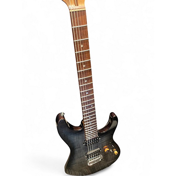 Used Ibanez AZ24S1F TRANSPARENT BLACK BURST Solid Body Electric Guitar