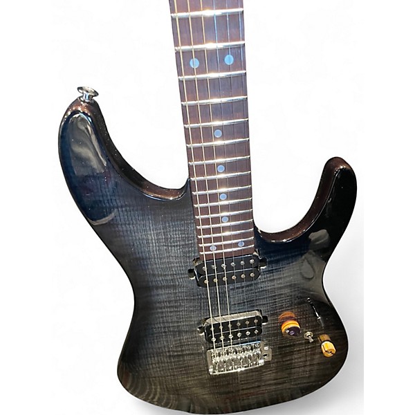 Used Ibanez AZ24S1F TRANSPARENT BLACK BURST Solid Body Electric Guitar